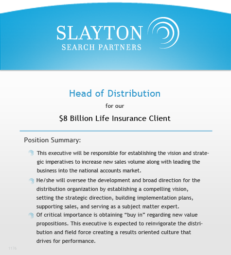 Head of Distribution