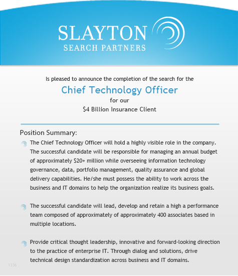 Chief Technology Officer