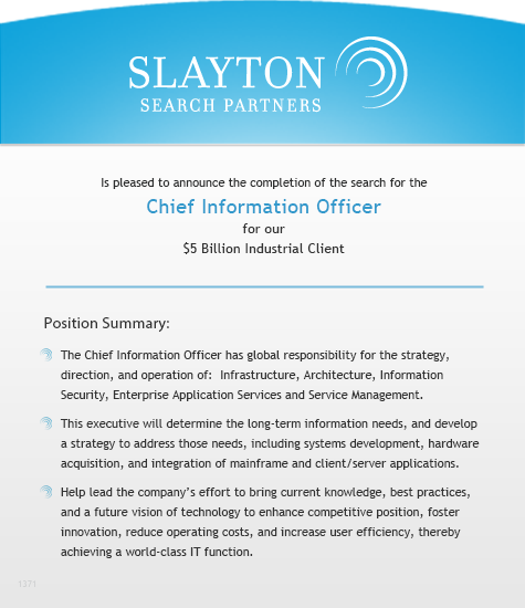 Chief Information Officer