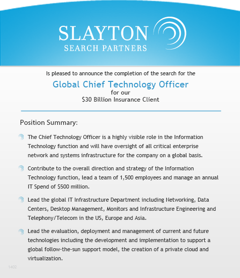 Chief Technology Officer